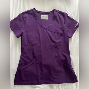 Sketchers Barco Purple Scrub Top Size Medium